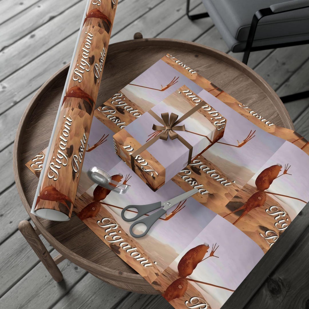 Marcus the Worm Gift Wrapping Paper for Birthdays or Christmas ...