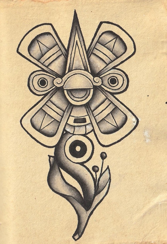 Photo Print of Hand Painted Tattoo Flash/Designs(custom design)