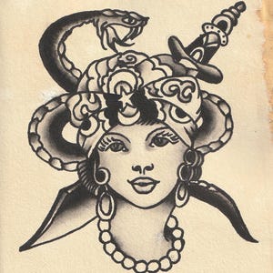 Hand Painted Tattoo Flash/Designs