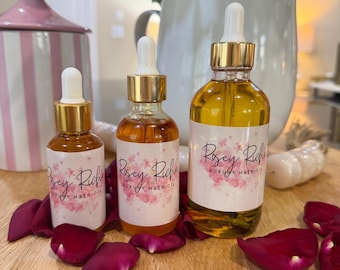 Rosemary Rose Hair Growth Oil: Vegan Botanical Infusion