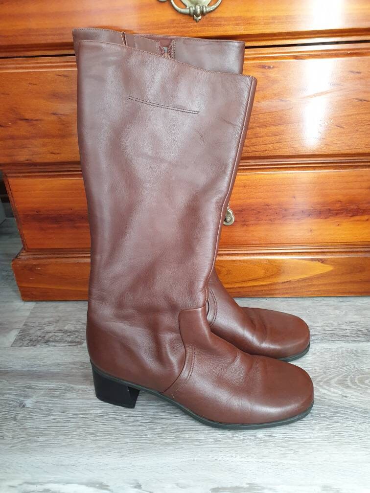naturalizer brown riding boots