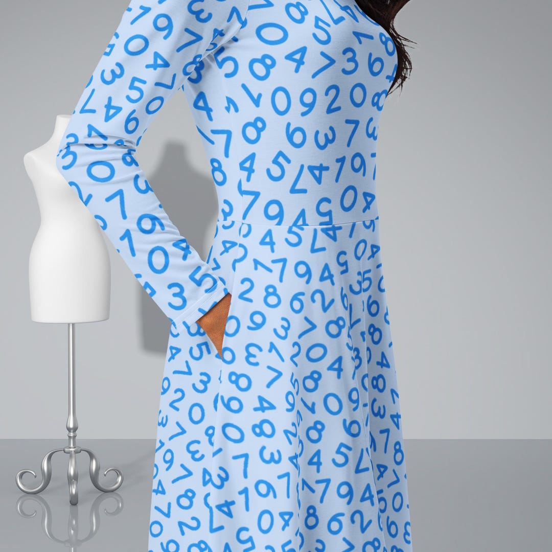 Math Teacher Dress, Middle School Mididress, Gift for Math Lovers - Etsy