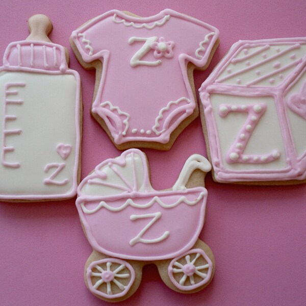 Special Listing for Patricia--- 6 dozen Boy Baby Shower Cookies