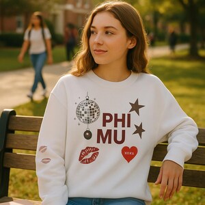 Custom Sorority Crewneck Sweatshirt: Greek Life Apparel
