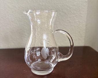 Princess House Small Crystal Pitcher