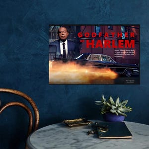 Godfather of Harlem, tv series, wall decor, Forest Whitaker fans Gift poster for your loved ones. Unique choice for series lover digital art