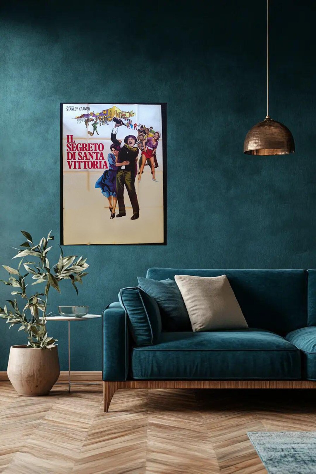 The Secret of Santa Vittoria Movie Poster, Film Print (digital