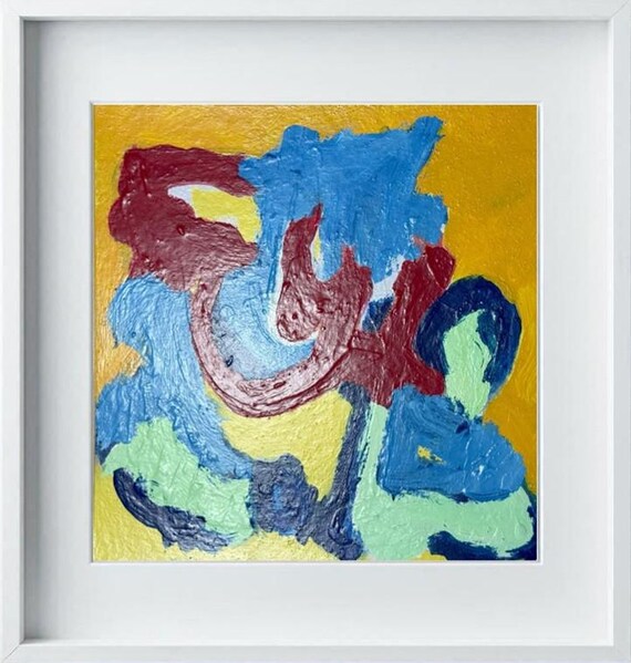 絵画 Acrylic Paint (Abstract Painting) Original Abstract Art Acrylic Painting - Multicolor - Etsy