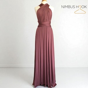 Infinity Kleid in Olivegrün: Wandelbares Wickelkleid für Brautjungfern