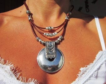 Boho jewelry, bohemian jewelry, hippy jewelry, bohemian necklaces, boho necklace, silver jewelry, fashion jewelry, ethnic jewelry, boho chic