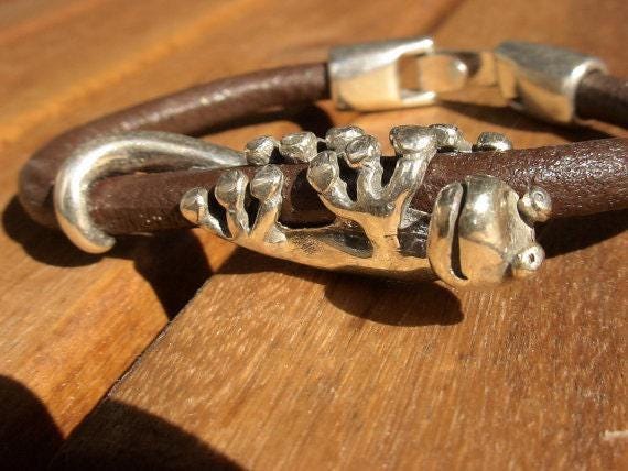 Custom Charm Silver Beaded Bracelet with Lizard • Bohemian Handmade Jewelry • Personalized Custom Jewelry Gift for Her • best selling items