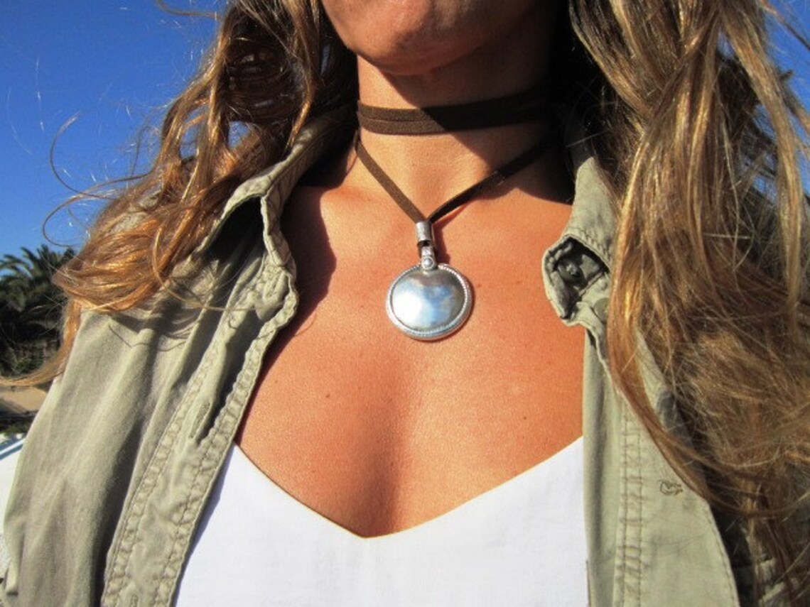 Wrap Necklace Bohemian Necklace Boho Jewelry Bohemian Etsy