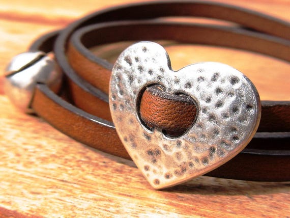 Leather & Silver Bracelets for Women • Matching Couple Bracelets • Custom bracelet Gift for women • Best Selling Items jewelry by Kekugi