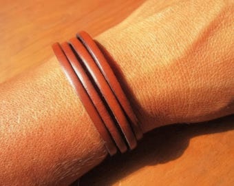 Personalized Leather & Silver Beaded Bracelet Gifts for Men • Handmade Mens Jewelry • Birthday Gift or Custom Jewelry Gift for Him by Kekugi