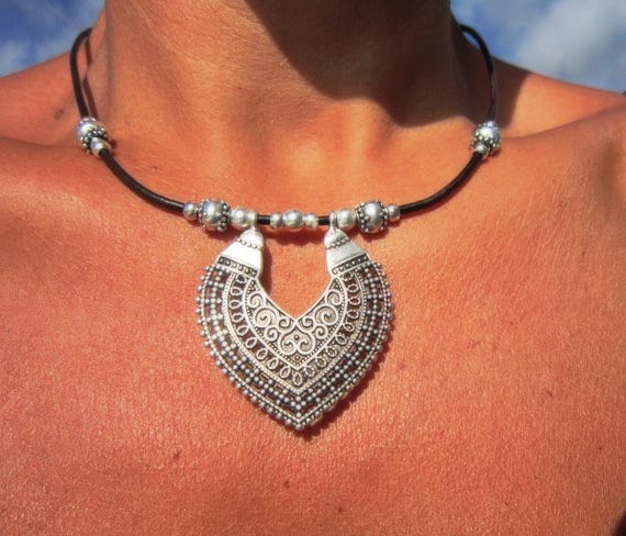 Silver Beaded Couples Necklace with Charm • Handmade Couple jewelry gift • Best Selling Items on Handmade Products • Gift for Her By Kekugi