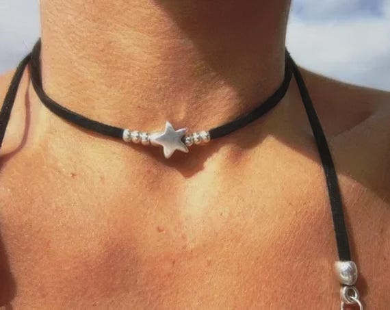 Statement Layered Chunky Couples star Necklace • Bohemian Jewelry • Best Selling Items • top Sellers Gift for Host or Galentine Gift