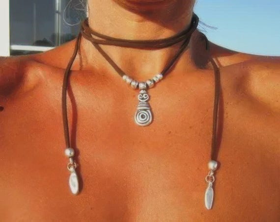 Statement Layered Chunky Couples Necklace • Bohemian Neotribal Jewelry • Best Selling Items • top Sellers Gift for Host or Galentine Gift