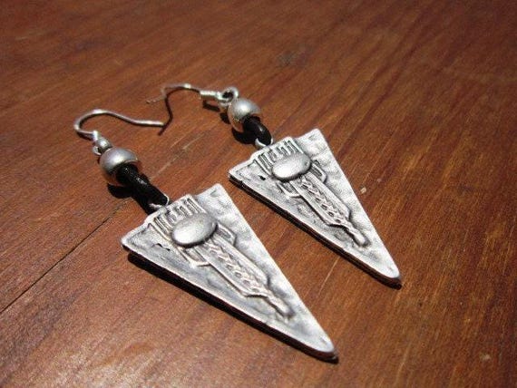 Sterling Silver hook earrings dangle • Beaded Drop Boho Earrings • Dainty Cute Handmade jewelry Gift for Her by kekugi