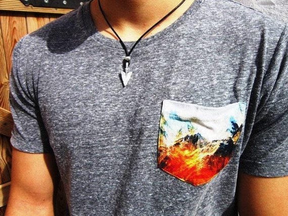 Personalized Gifts for Men – Couples Necklace for Men Pendant Necklace Custom Handmade Jewelry Gift for Him