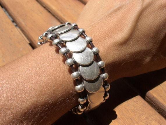 Personalized Leather & Silver Beaded Bracelet Gifts • Handmade Bohemian Jewelry • Birthday Gift or Custom Jewelry Gift for Her by Kekugi