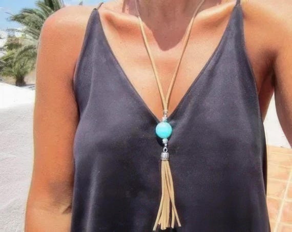 Everyday Long Charm necklace • Bohemian Handmade jewelry Pendant Necklaces for Women • Personalized neotribal Jewelry host gift top sellers