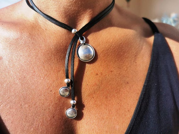 Y lariat Necklace with charm birthday gift for Her Mom or Mama • Personalized Gifts Anniversary Gift •  Bohemian Jewelry Best selling items