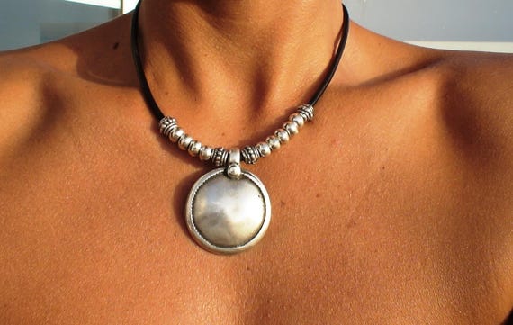 Personalized Jewelry Necklaces for Women • Silver Beaded Couples Necklace with Pendant Charm • Best selling items Custom Gift for her