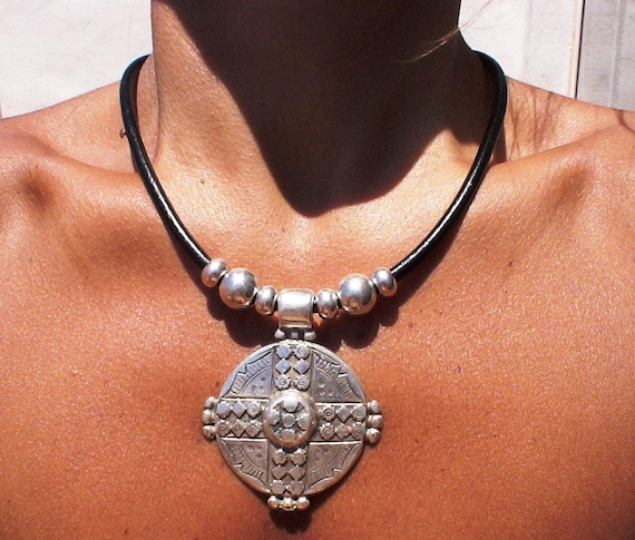 Chunky Pendant Necklace • Personalized Handmade Jewelry Necklaces for Women • Unique Cute Trendy necklace Best Sellers By Kekugi