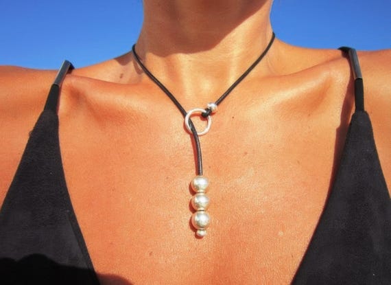 Y lariat Necklace with charm birthday gift for Her Mom • Personalized Gifts Anniversary Gift