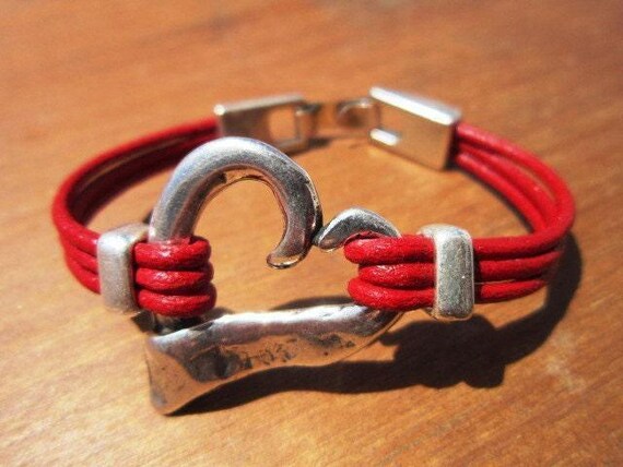 Matching Couple Bracelets Gift for Her • Leather & Silver Charm Beaded Bracelet • Bohemian Handmade Jewelry • Best Selling Items