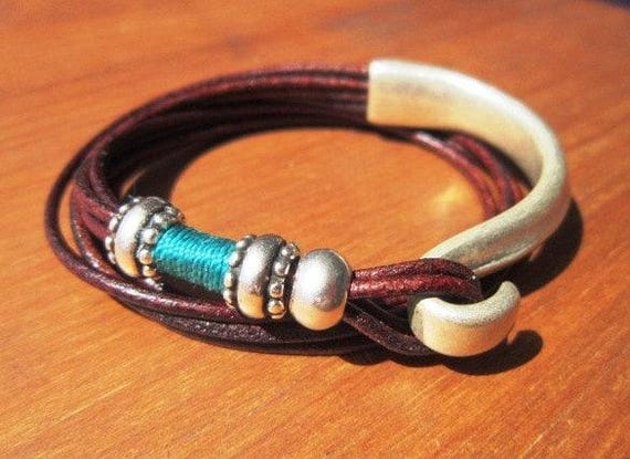 turquoise bracelet jewelry • Beaded Bracelet Personalized Gifts • Silver Custom Bracelet • Personalized Handmade Jewelry Gift for Her