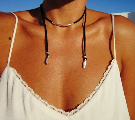 wrap necklace, minimal necklace, Boho jewelry, bohemian jewelry, hippy jewelry, bohemian necklaces, boho necklaces, minimalist jewelry