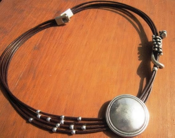 Custom Beaded Necklace with Silver Lizard Charm • Bohemian Handmade Personalized Jewelry • Best selling items anniversary Gift for her