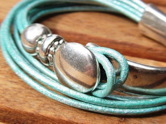 turquoise bracelet jewelry • Beaded Bracelet Personalized Gifts • Silver Custom Bracelet • Personalized Handmade Jewelry Gift for Her