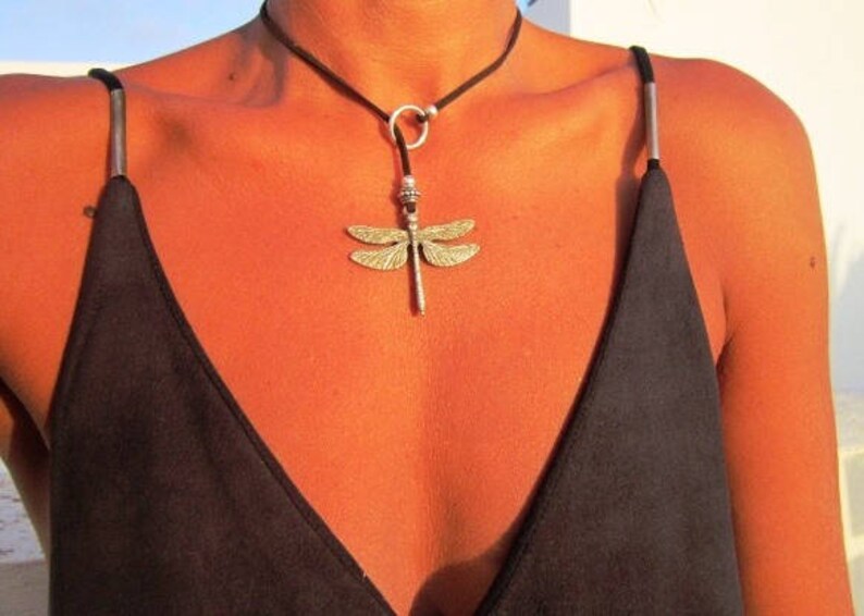 womens lariat necklace Dainty Necklace, Y necklace lariat necklace Y necklace beaded dragonfly necklace dragonfly jewelry