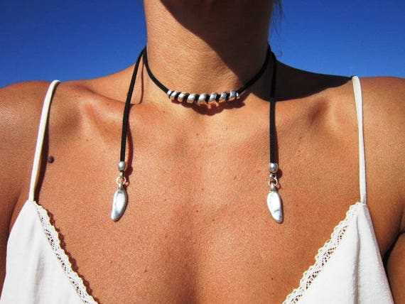 wrap necklace, indian jewelry, Boho jewelry, bohemian jewelry, hippy jewelry, bohemian necklaces, boho necklaces, minimalist jewelry