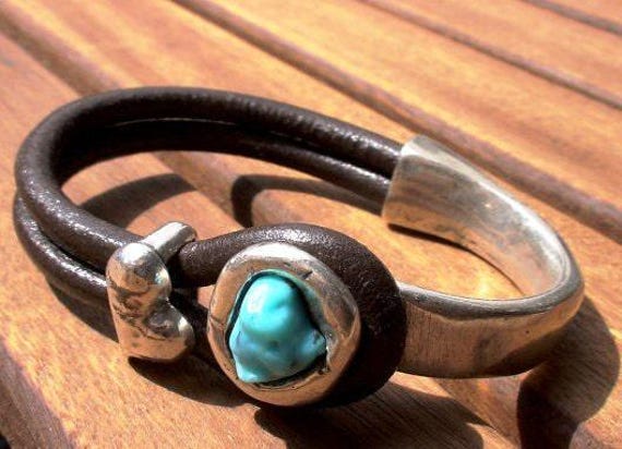 turquoise bracelet jewelry • Beaded Bracelet Personalized Gifts • Silver Custom Bracelet • Personalized Handmade Jewelry Gift for Her