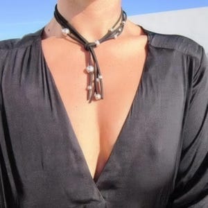 カップル用ビーズYラリアットネックレスチャーム • ボヘミアンハンドメイドジュエリーネックレス（女性用） • 彼女へのパーソナライズジュエリーギフト • 誕生日プレゼント