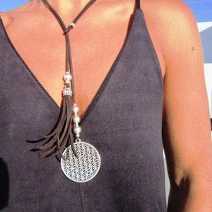 Handmade Couples tree of life Necklace • Y lariat Necklace Customized • Personalized Bohemian Jewelry Gift for Her • Birthday Gift for mom