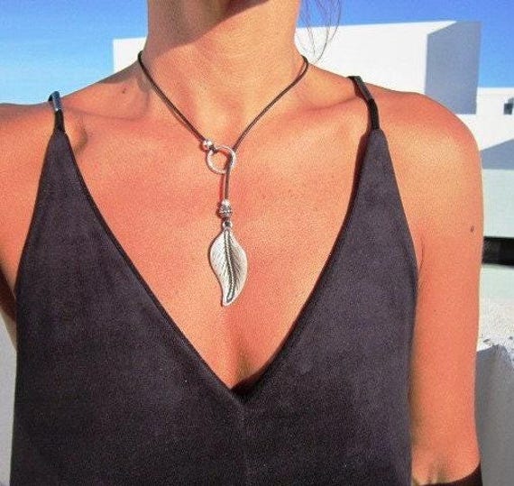 Handmade Couples Necklace • Y lariat Necklace Customized • Personalized Bohemian Jewelry Gift for Her • Birthday Gift for mom or Anniversary