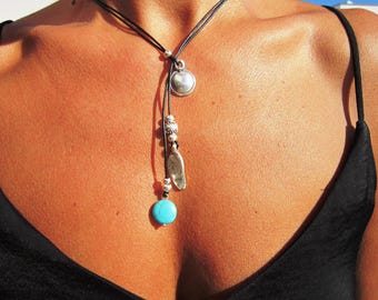 statement necklace lariat, silver beaded necklaces for women