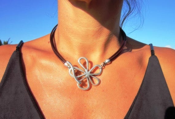 Statement birth flower Pendant Charm Daisy Necklace • Silver Beaded Couples Necklaces for Women • Handmade Jewelry Best selling items Gifts