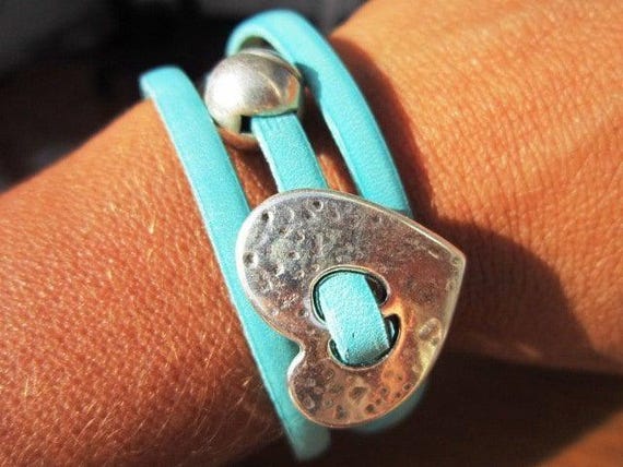 turquoise bracelet jewelry • Beaded Bracelet Personalized Gifts • Silver Custom Bracelet • Personalized Handmade Jewelry Gift for Her