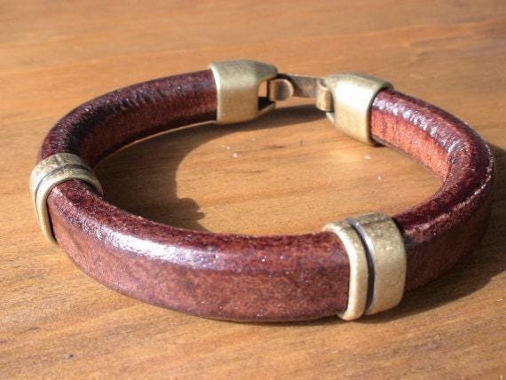 Handmade Leather Mens Bracelet • Matching Couple Bracelets • Custom mens bracelet Gift for him • Best Selling Items jewelry by Kekugi