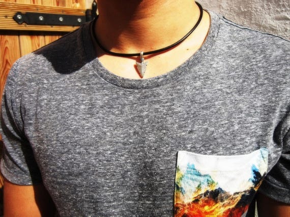 Personalized Gifts for Men – Couples Necklace for Men Pendant Necklace Custom Handmade Jewelry Gift for Him