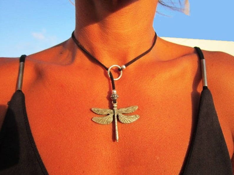 womens lariat necklace Dainty Necklace, Y necklace lariat necklace Y necklace beaded dragonfly necklace dragonfly jewelry