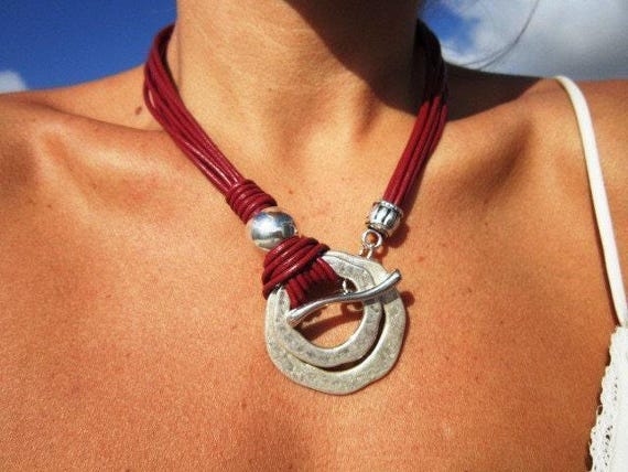 Handmade jewelry Ring Necklace Gift for Her • Bohemian Best Selling Items Silver Necklaces for Women • Personalized Jewelry Gift for Her