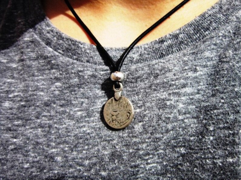 Mens Necklace Pendant Personalized Gift for Men Silver Etsy