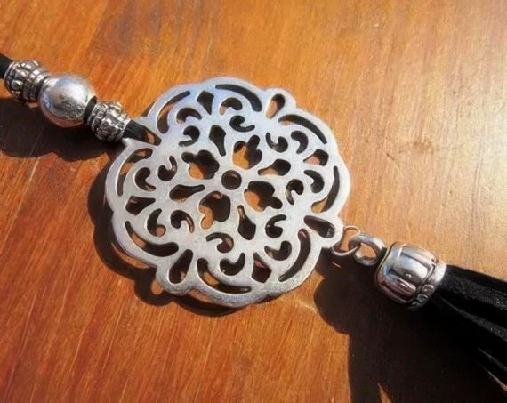 Best selling items Silver Everyday Pendant Beaded hamsa Necklace • Long Layered Chunky Necklace Gift for Her • Silver Necklaces for Women