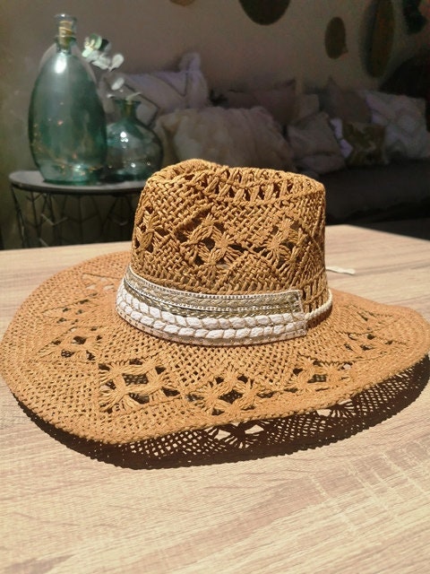 Handmade Straw Bohemian Holiday Travel Hat Women Men Summer Outdoor Beach  Hats Unisex Solid Hollow Western
